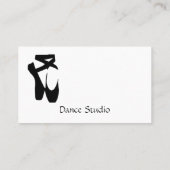 Tanzstudio Visitenkarte (Rückseite)