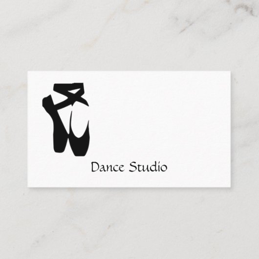 Tanzstudio Visitenkarte (Rückseite)