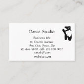 Tanzstudio Visitenkarte (Vorderseite)
