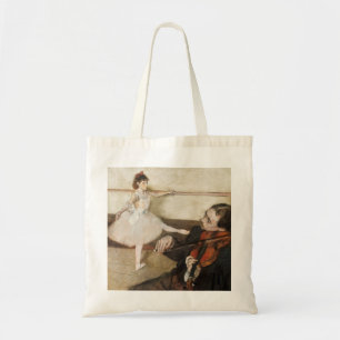 Tanzstunde von Edgar Degas. Vintage-Impressionismu Tragetasche