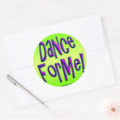 Tanzt für mich! Aufkleber (Umschlag)