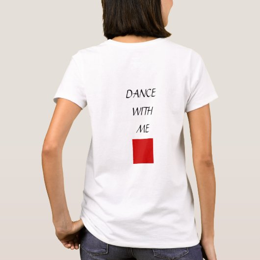 "Tanzt: Minimalistisch Chic für Movers 👟 🎨" T-Shirt (Rückseite)