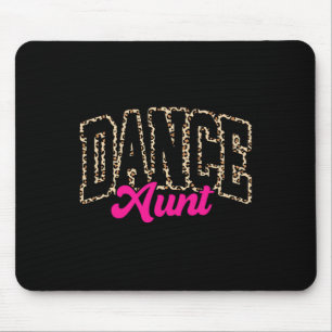 Tanztante Leopard Tanztanzende Tante La Lanchetta Mousepad