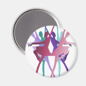 Tanztanz Magnet (Vorderseite/Rückseite)