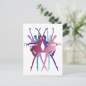 Tanztanz Postkarte (Stehend Vorderseite)