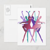 Tanztanz Postkarte (Vorne/Hinten)