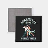 Tanztänzer Darstellend argentinisch Tango Buenos A Magnet (Vorderseite/Rückseite)