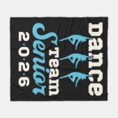 Tanzteam Abiturientenklausur 2026 Fleecedecke (Vorderseite (Horizontal))