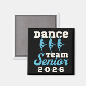 Tanzteam Abiturientenklausur 2026 Magnet (Vorderseite/Rückseite)