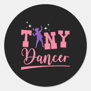 Tanztrainer Niedlich Dance Kids Dancing Workout Pr Runder Aufkleber