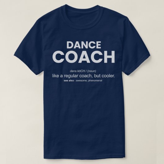 Tanztrainer T-Shirt (Design vorne)