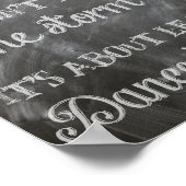 Tanztraining im Regen Poster (Ecke)