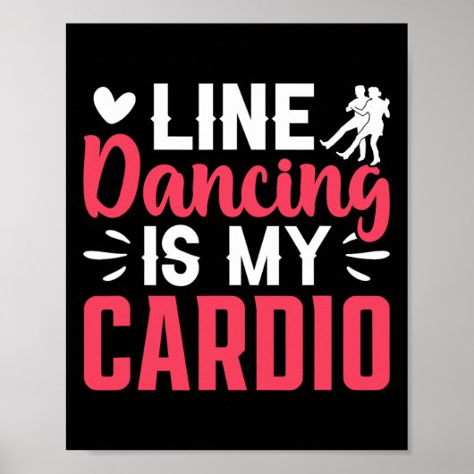 Tanztränke ist mein Cardio Poster (Vorne)