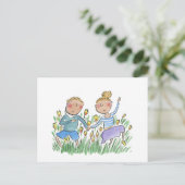 Tanztulips Postkarte (Stehend Vorderseite)