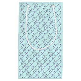 Tanzunterricht Geschenktasche (Blau) Kleine Geschenktüte