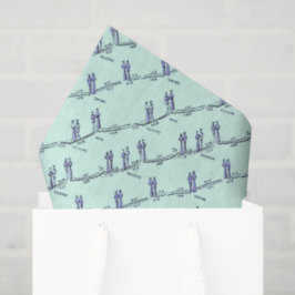 Tanzunterricht-Tissue-Papier (Grün) Seidenpapier