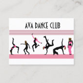 Tanzverschiebungen Visitenkarte (Vorderseite)