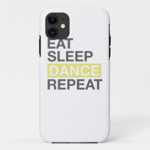 Tanzvortrag für Tänzer Eat Sleep Tance Wiederholun Case-Mate iPhone Hülle