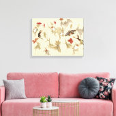 Tanzwald von Fröschen von Kawanabe Kyosai 1879 Leinwanddruck (Insitu (Wohnzimmer))