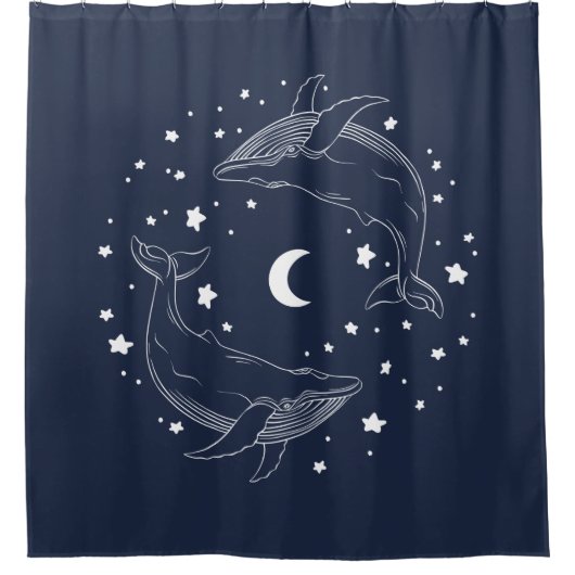 Tanzwale Duschvorhang (Vorderseite)