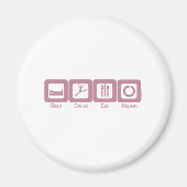 Tanzwiederholen Magnet (Vorne)