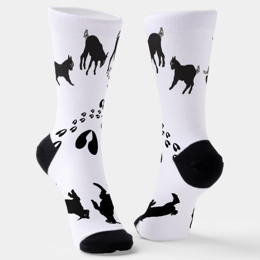 Tanzziegen und HoofPrints Socken (Gewinkelt)