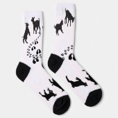 Tanzziegen und HoofPrints Socken (Rechts)