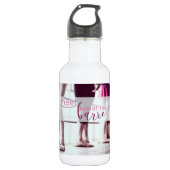 Tanzzitat u. Fotowasserflasche Edelstahlflasche (Vorderseite)