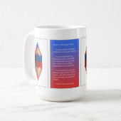 Tao #14- der zweifarbige doppelte Punkt Kaffeetasse (Vorderseite Links)