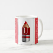 Tao #3 - Das rote markierenStubbie Kaffeetasse (VorderseiteRechts)