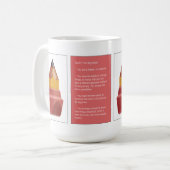 Tao #7- die große Radiergummi-Kaffee-Tasse Kaffeetasse (Vorderseite Links)