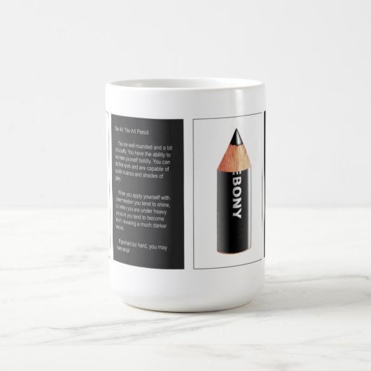 Tao #9 - Der Kunst-Bleistift Kaffeetasse (Mittel)