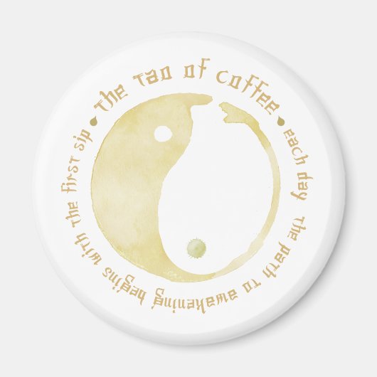 Tao aus Kaffeemagnet Magnet (Vorne)