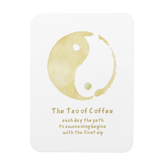 Tao aus Kaffeemagnet Magnet (Vertikal)