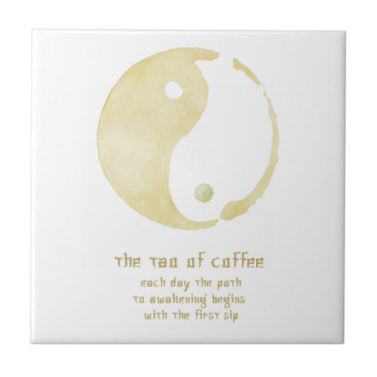 Tao aus Kaffeetasse Fliese (Vorderseite)