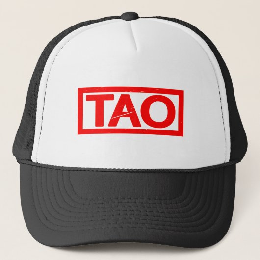 Tao Briefmarke Truckerkappe (Vorderseite)