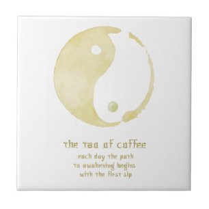 Tao des Kaffeefliesen Fliese