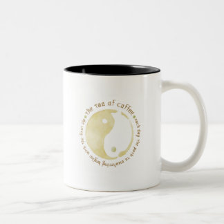 Tao des Kaffees Zweifarbige Tasse