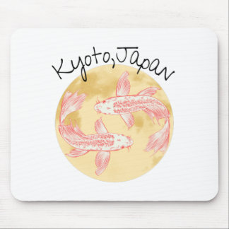 Tao Feng Shui Koi - Golden Earth - Kyoto, Japan Mousepad
