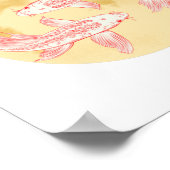 Tao Feng Shui Koi - Golden Earth - Kyoto, Japan Poster (Ecke)