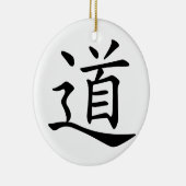 Tao oder Dao ist das chinesische Wort für Keramik Ornament (Rechts)