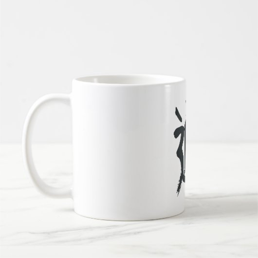 Tao- oder daosymbol-Kalligraphie Kaffeetasse (Links)