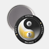 Tao of Pool Magnet (Vorderseite/Rückseite)