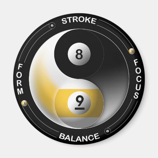 Tao of Pool Magnet (Vorne)