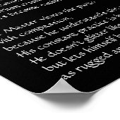 Tao Te Ching #39 Poster (Ecke)