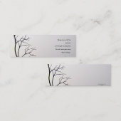 Tao Te Ching No.1/Lesezeichen Mini Visitenkarte (Vorne/Hinten)