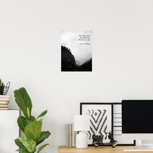 Tao Te Ching No.2/ Poster (Heimbüro)