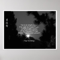 Tao Te Ching No.3/ Poster