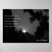 Tao Te Ching No.3/ Poster (Vorne)
