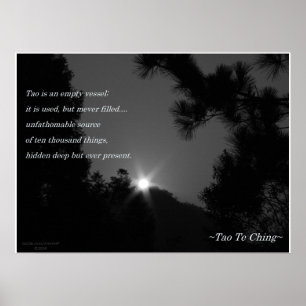 Tao Te Ching No.3/ Poster